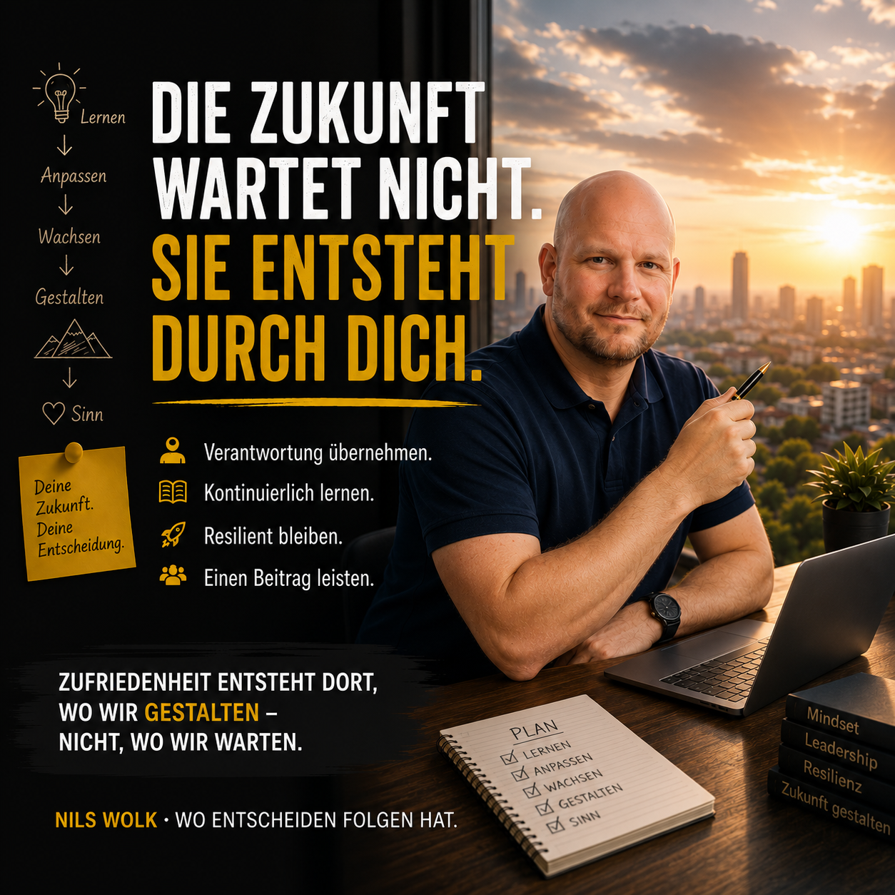 Berufliche Zufriedenheit ist kein Zustand, sie ist eine Entscheidung