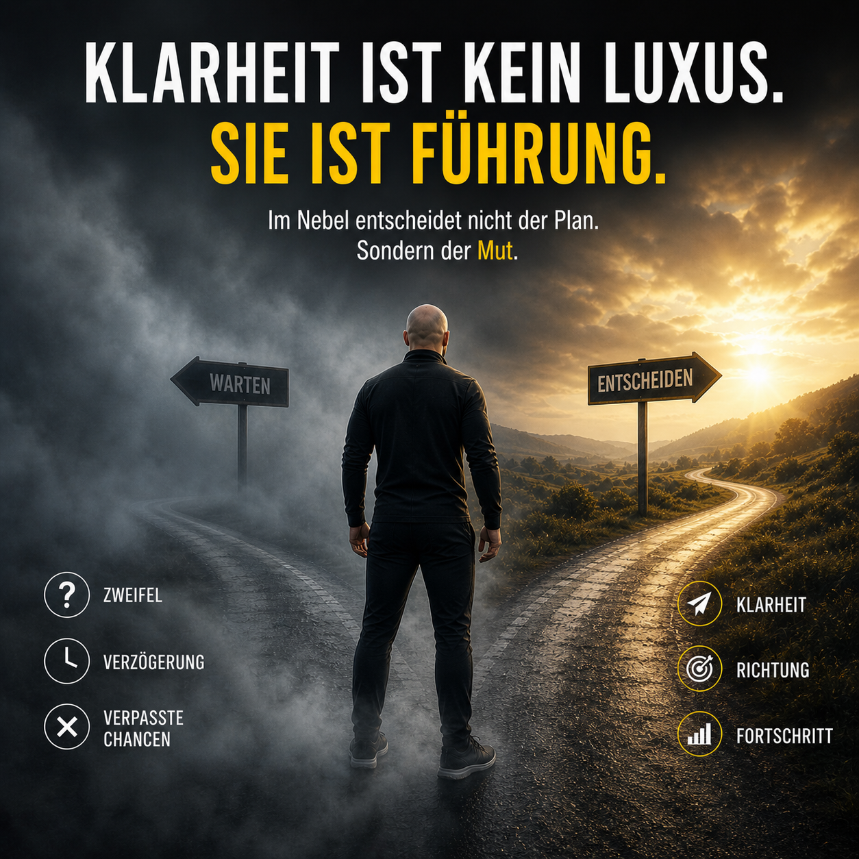 Wie du mit Klarheit Orientierung gibst – auch im Nebel